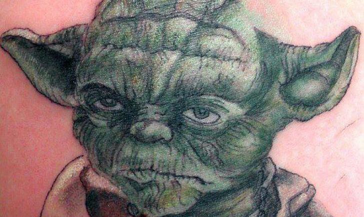 Yoda tattoo Yoda tattoo