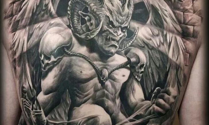 Full back tattoo Full back tattoo