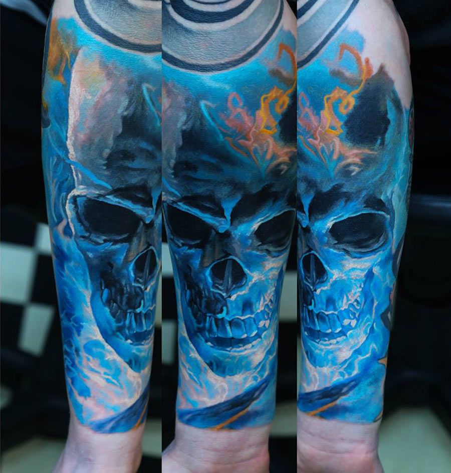 10 Beautifully Blue Tattoos