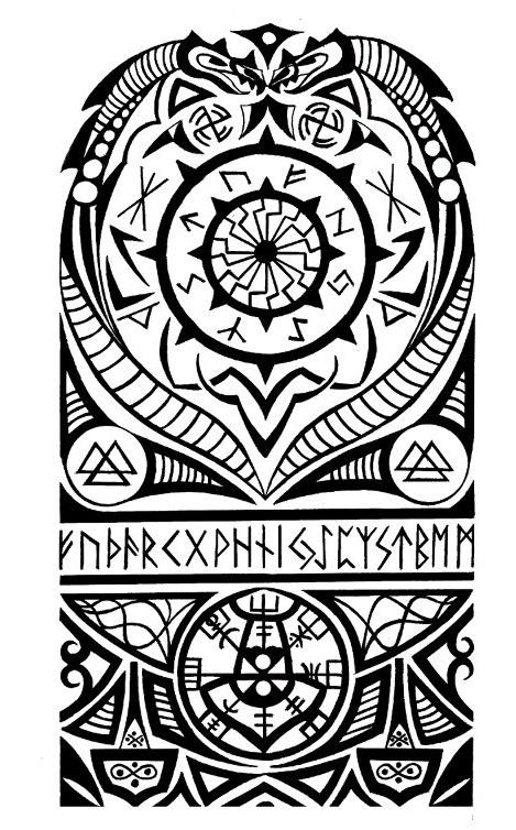 viking nordic tribal halfsleeve tattoo tattoo com viking nordic tribal halfsleeve tattoo tattoo com