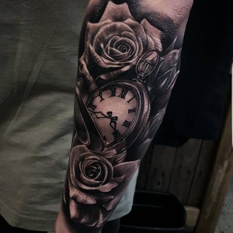 clock tattoos clock tattoos