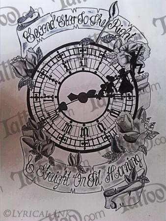 Neverland Tattoo Design Neverland Tattoo Design